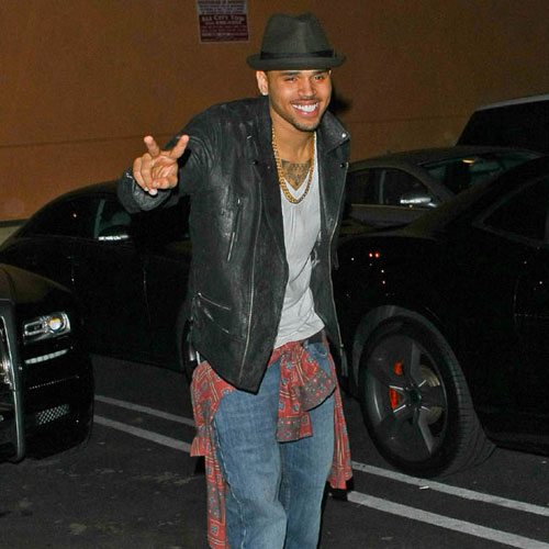 Chris Brown's dinner date with ex
