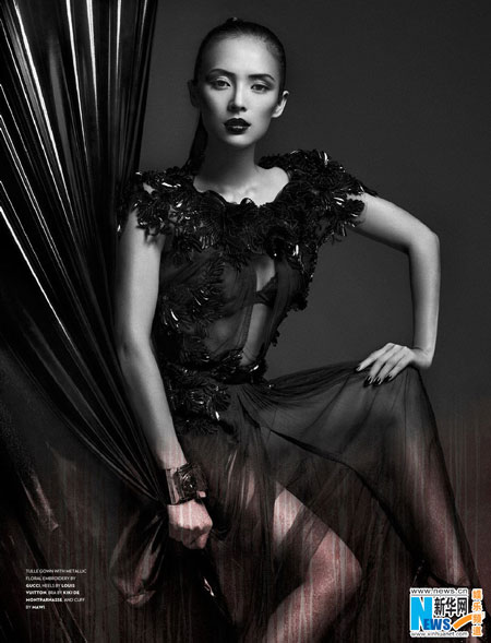 Zhang Ziyi covers US Flaunt magazine