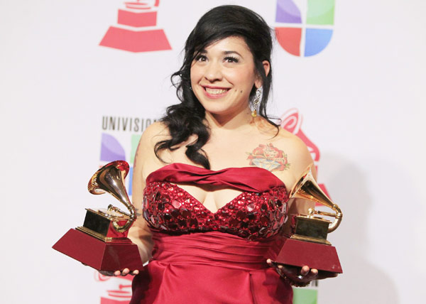 Singers perform at 13th Latin Grammy Awards