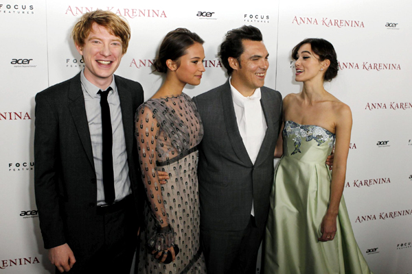 'Anna Karenina' premieres in Hollywood