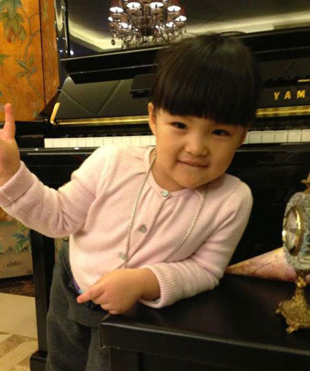 Latest photo album of Li Xiang's daughter