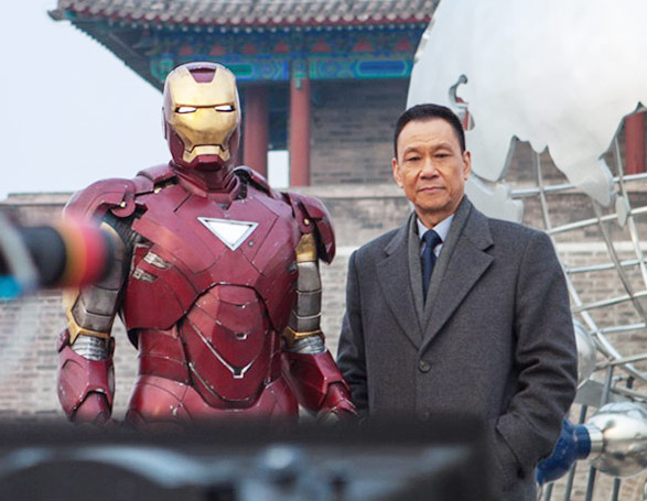 Wang Xueqi shows his mettle in Iron Man 3