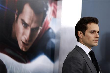 Britain's Henry Cavill dons Superman's cape in 'Man of Steel'