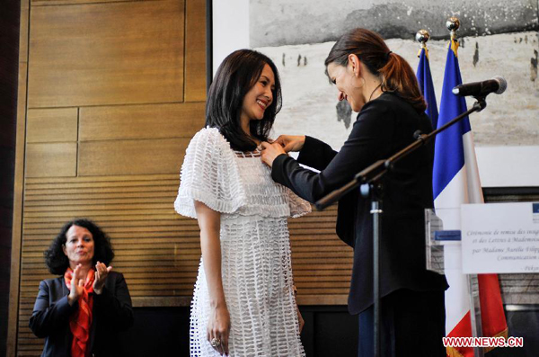 Liu Ye, Zhang Ziyi receive Order of Arts and Letters in Beijing