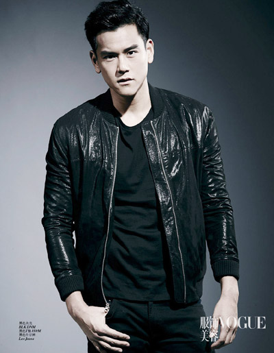 Eddie Peng Yuyan poses for VOGUE