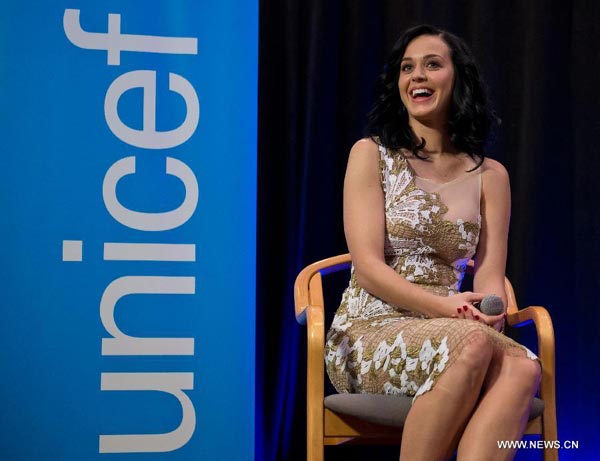 Singer Katy Perry named UNICEF Goodwill Ambassador