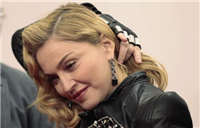 Madonna visits boyfriend's hometown