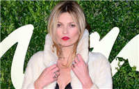Kate Moss arrives at birthday party