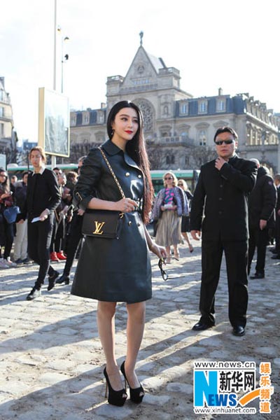 Fan Bingbing attends Paris Fashion Week