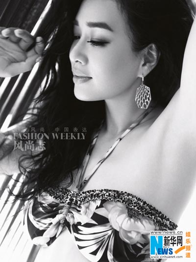 Christy Chung poses for Fashion Weekly