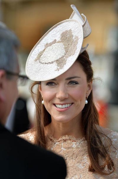 Duchess of Cambridge attends garden party