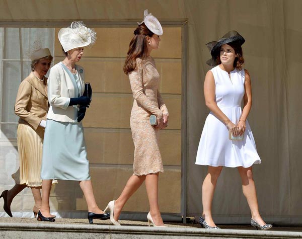 Duchess of Cambridge attends garden party