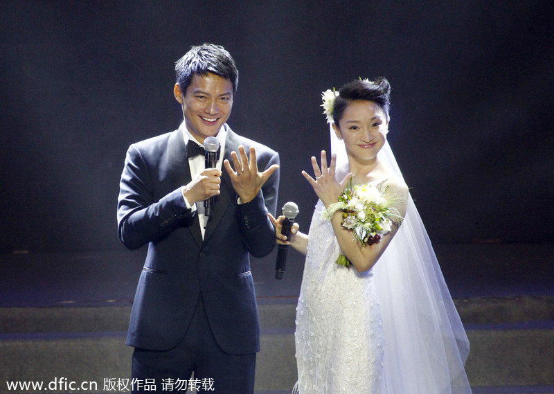 Zhou Xun weds boyfriend Gao Shengyuan