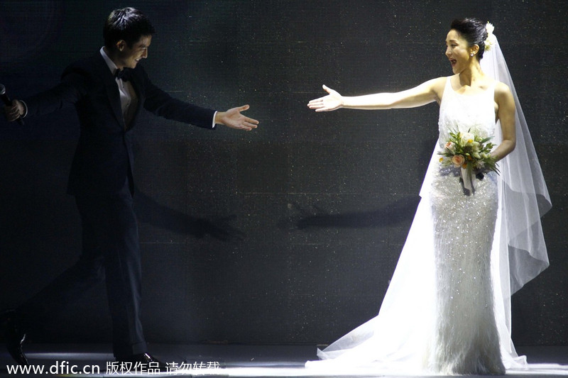 Zhou Xun weds boyfriend Gao Shengyuan