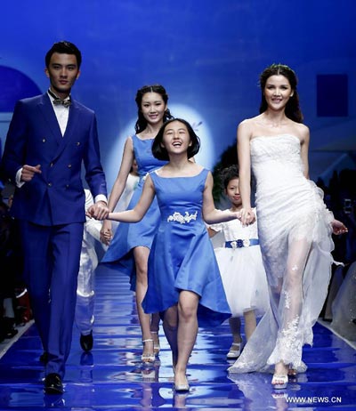 Wedding gowns presented at China Fashion Week