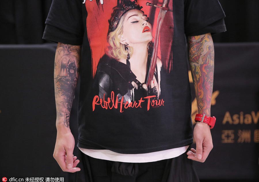 Madonna's world tour lands in Hong Kong