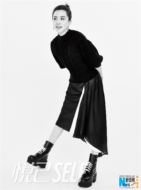 Liu Shishi covers fashion magazine
