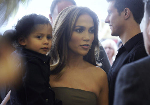 Jennifer Lopez attends a launch party for new Gucci children's collection