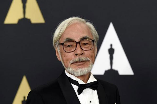 Japan cinema legend Miyazaki joins protests against move to widen military role