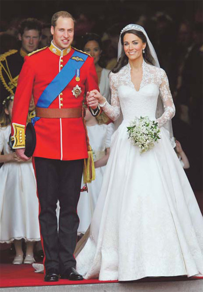 Kate's wedding dress a hit with copycats