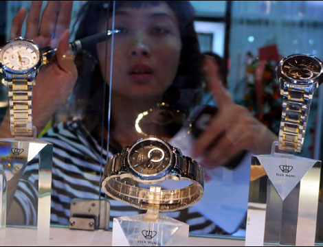 Right on time for local watchmaker