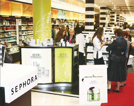 Chinese cosmetics giant builds on french debut