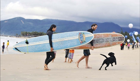 Surfing is waiting for its break