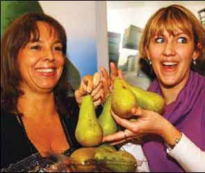 Belgian Conference pears sweeten Chinese palates