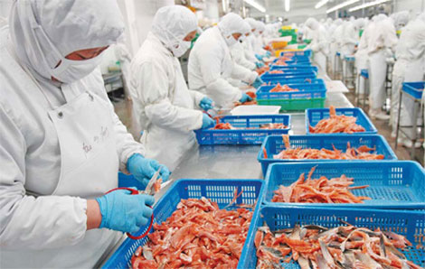 Chinese marine product exports are on a roll