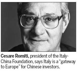 Italy rolls out red carpet for Chinese firms