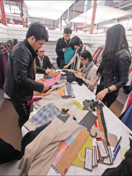 Italian fabric takes shape in China