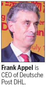 DHL in the zone with quick pick-up