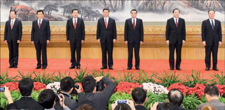 The seven who will run China