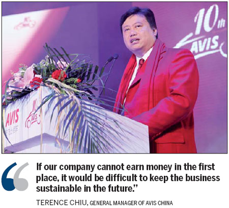 Avis does a balancing act in China