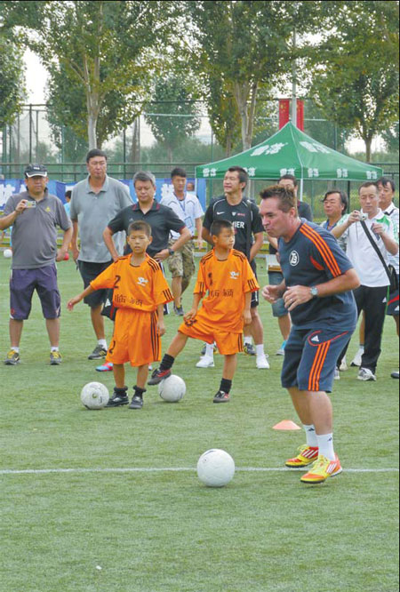 World Cup goal is kids' play