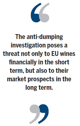 EU wines face drenching from tariffs