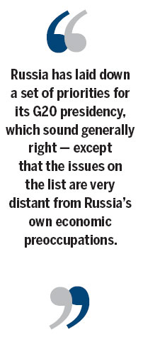 G20 in the shadow of crises