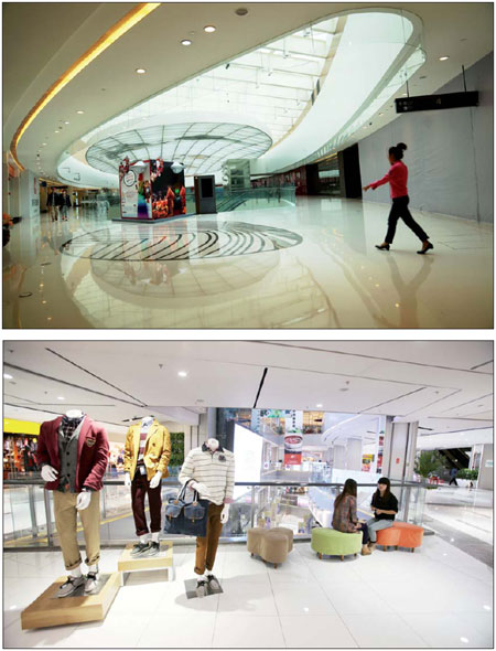 Shopping malls mushroom in China