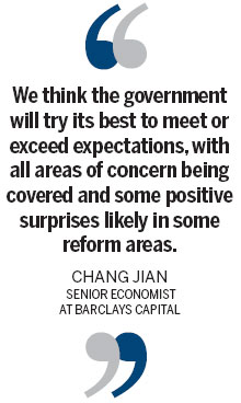 Reform is to serve as stimulus to new growth