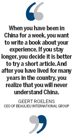 Advice about China on a plate