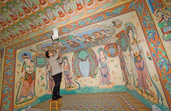 Glory of frescoes lives on