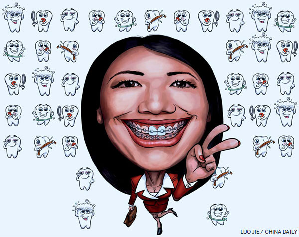 Chinese face up to brighter smiles