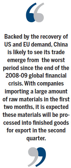 Early trade data bodes well for exports this year