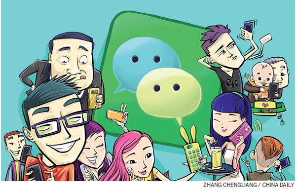 That chat is all about WeChat