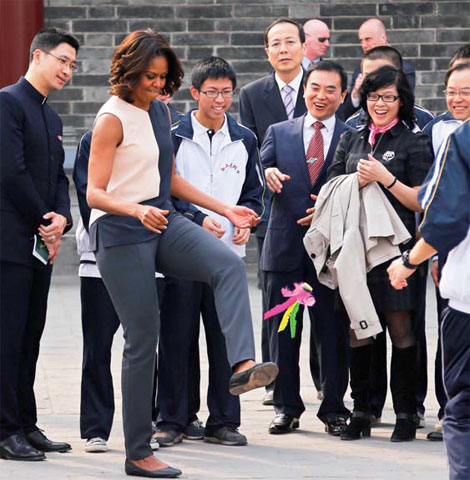 A first for the first lady