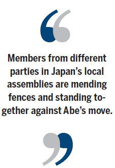 Abe leads march to a new constitution