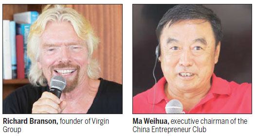 Brainstorming with Branson