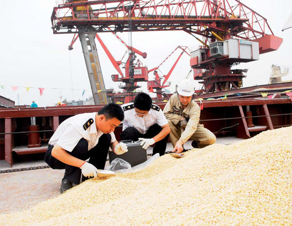Country's grain imports grow strongly