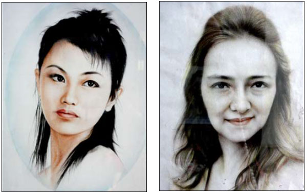 Captured in charcoal