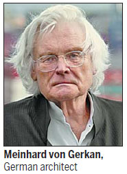 German architect has bold plans